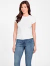 Guess Factory Juliana Embellished Floral Tee In White