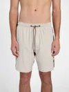Guess Factory Justin Color-block Volley Swim Shorts In Multi