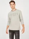 Guess Factory Kalico Logo Long-sleeve Tee In Gray