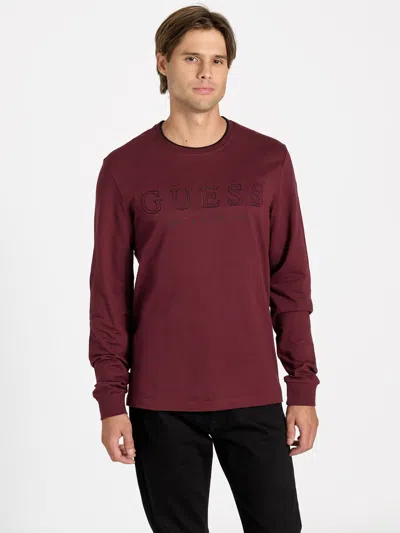 Guess Factory Kalico Logo Long-sleeve Tee In Multi