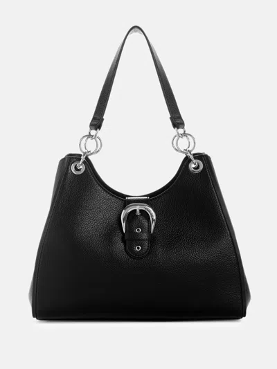 Guess Factory Kaline Satchel In Black