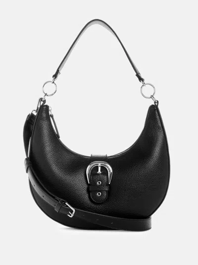 Guess Factory Kaline Shoulder Bag In Black