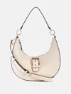 Guess Factory Kaline Shoulder Bag In White