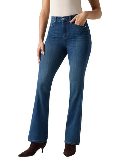 Guess Factory Kalley Bootcut Jeans In Blue