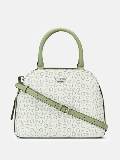 Guess Factory Kamri Logo Mini Dome Satchel In Multi