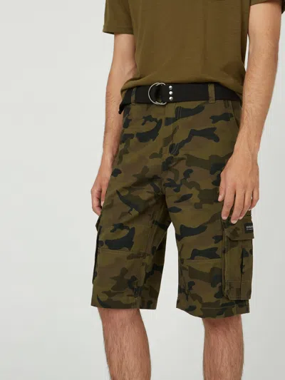 Guess Factory Karl Camo Cargo Shorts In Multi