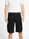 Guess Factory Karl Cargo Shorts In Black