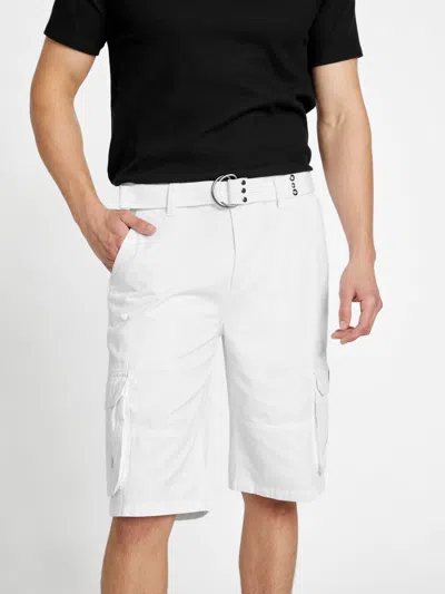 Guess Factory Karl Cargo Shorts In White