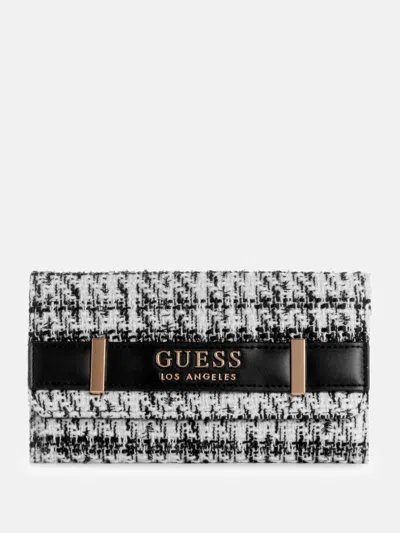 Guess Factory Keeler Tweed Slim Clutch In Multi