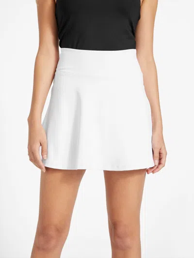 Guess Factory Keilani Tennis Skirt In White