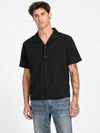 Guess Factory Kenneth Short-sleeve Logo Shirt In Blue