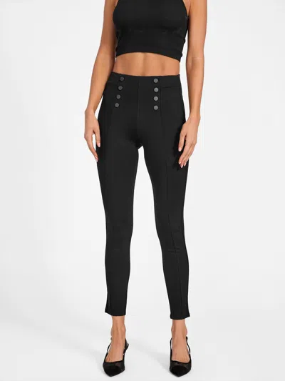 Guess Factory Kenzie Ponte Legging In Black