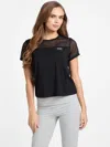 Guess Factory Kia Mesh Top In Black