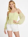 GUESS FACTORY KIANNA CHIFFON TOP