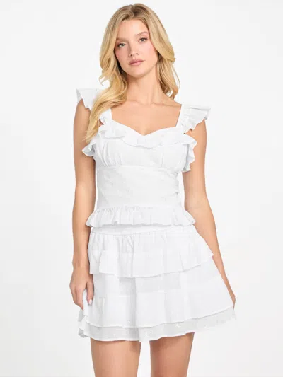 Guess Factory Kiara Ruffle Top