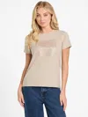 Guess Factory Kika Logo Tee In Neutral