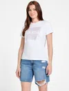 Guess Factory Kika Logo Tee In White