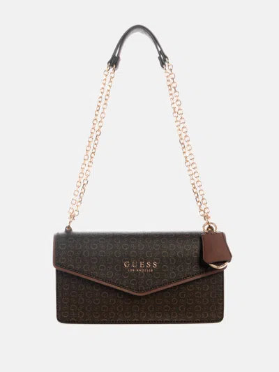 Guess Factory Kiran Logo Convertible Crossbody In White