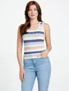 Guess Factory Kitty Sweater Striped Tank In Multi