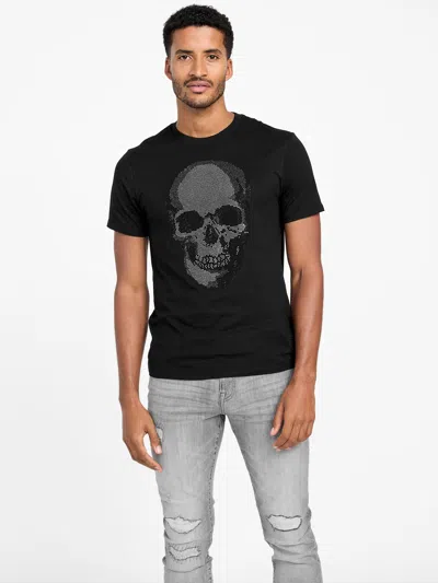 Guess Factory Klasper Skull Tee In Black