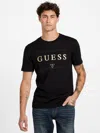 Guess Factory Koltz Logo Crewneck Tee In Black