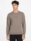 Guess Factory Kris Terry Crewneck Sweatshirt In Brown