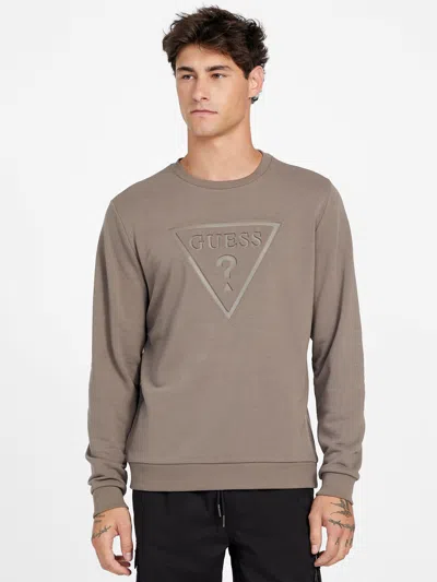 Guess Factory Kris Terry Crewneck Sweatshirt In Brown