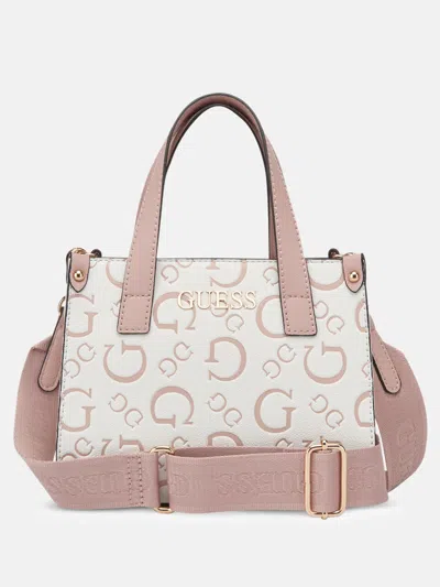 Guess Factory Kyley Logo Mini Tote In Pink