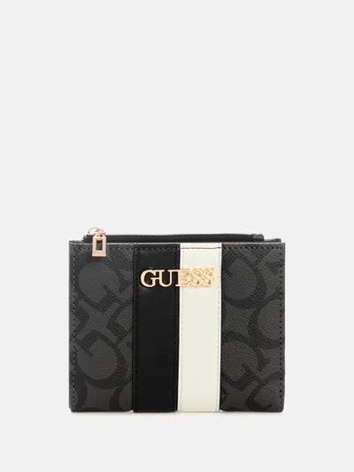 Guess Factory Kyrie Logo Id Wallet In Gray