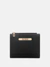 Guess Factory Kyrie Saffiano Id Wallet In Black