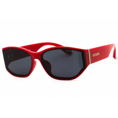 Guess Factory Ladies Red Oval Sunglasses Gf00066