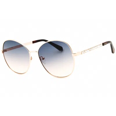 Guess Factory Ladies Rose Gold Tone Round Sunglasses Gf00075
