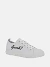 Guess Factory Laidie Knit Low-top Sneakers In White