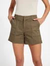 Guess Factory Lana Chino Shorts In Green