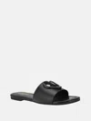 Guess Factory Lavvia Heart Cutout Sandals In Black