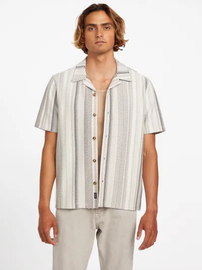 Guess Factory Leonardo Jacquard Shirt In White