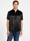 Guess Factory Leonardo Pattern Shirt In Black