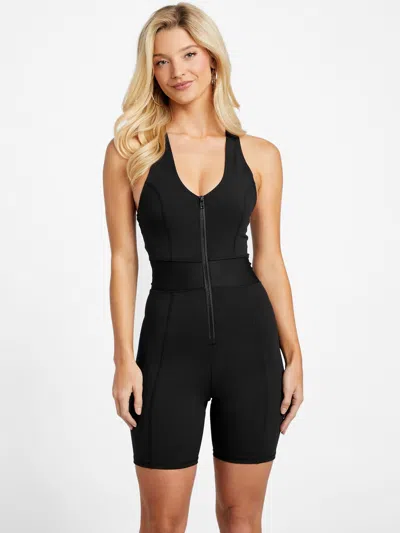 Guess Factory Leticia Active Romper In Black