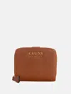 GUESS FACTORY LINDFIELD FOLDED ZIP WALLET