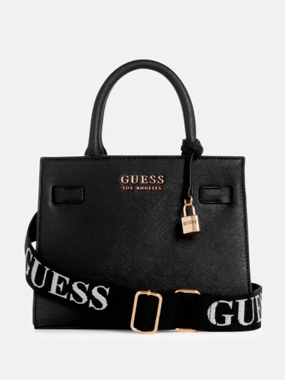 Guess Factory Lindfield Small Satchel In Black