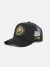 Guess Factory Lion Trucker Hat In Black