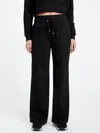 Guess Factory Livy Wide Leg Joggers In Black