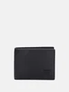 Guess Factory Lizard Matt Bifold Wallet In Black