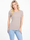 Guess Factory Lizza Embroidered Logo Tee In Multi