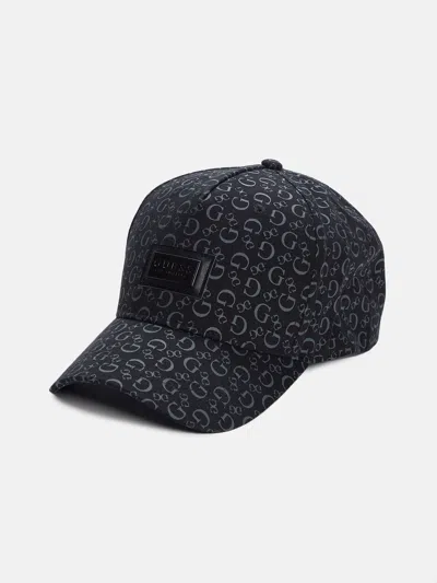 Guess Factory Logo Baseball Hat In Multi