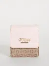 Guess Factory Logo Mini Pouch Crossbody In White