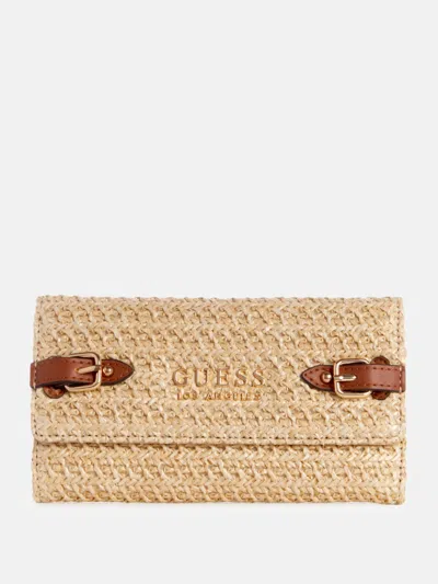 Guess Factory Loma Alta Clutch In Brown