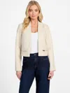 Guess Factory Louisa Faux-leather Cover Up In Beige