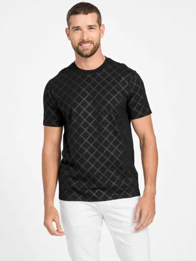 Guess Factory Lucio Crewneck Tee In Black