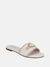 Guess Factory Lyndon Logo Slides In White